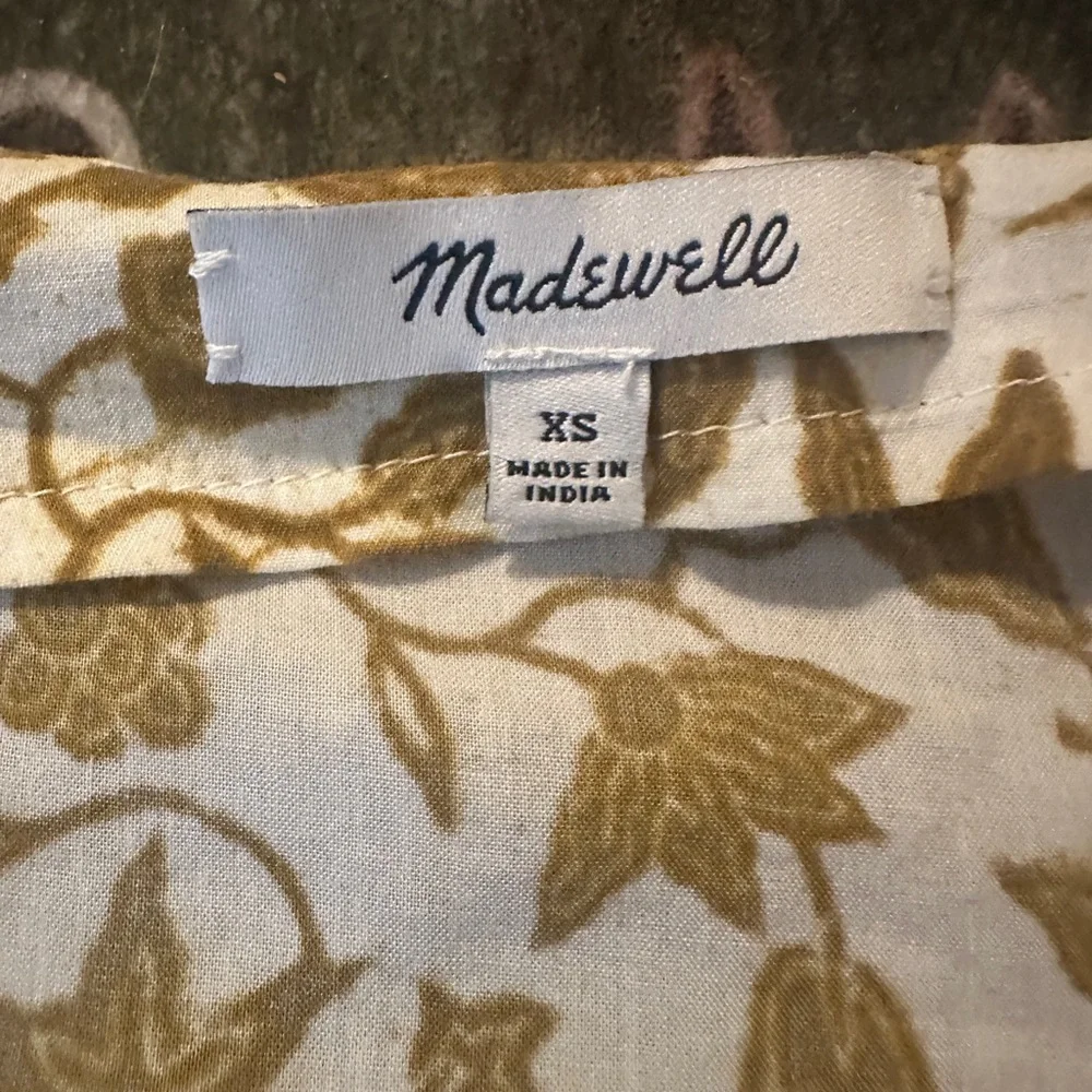 Madewell Button-Front Midi Dress in Batik Vine Size XS - Picture 7 of 7